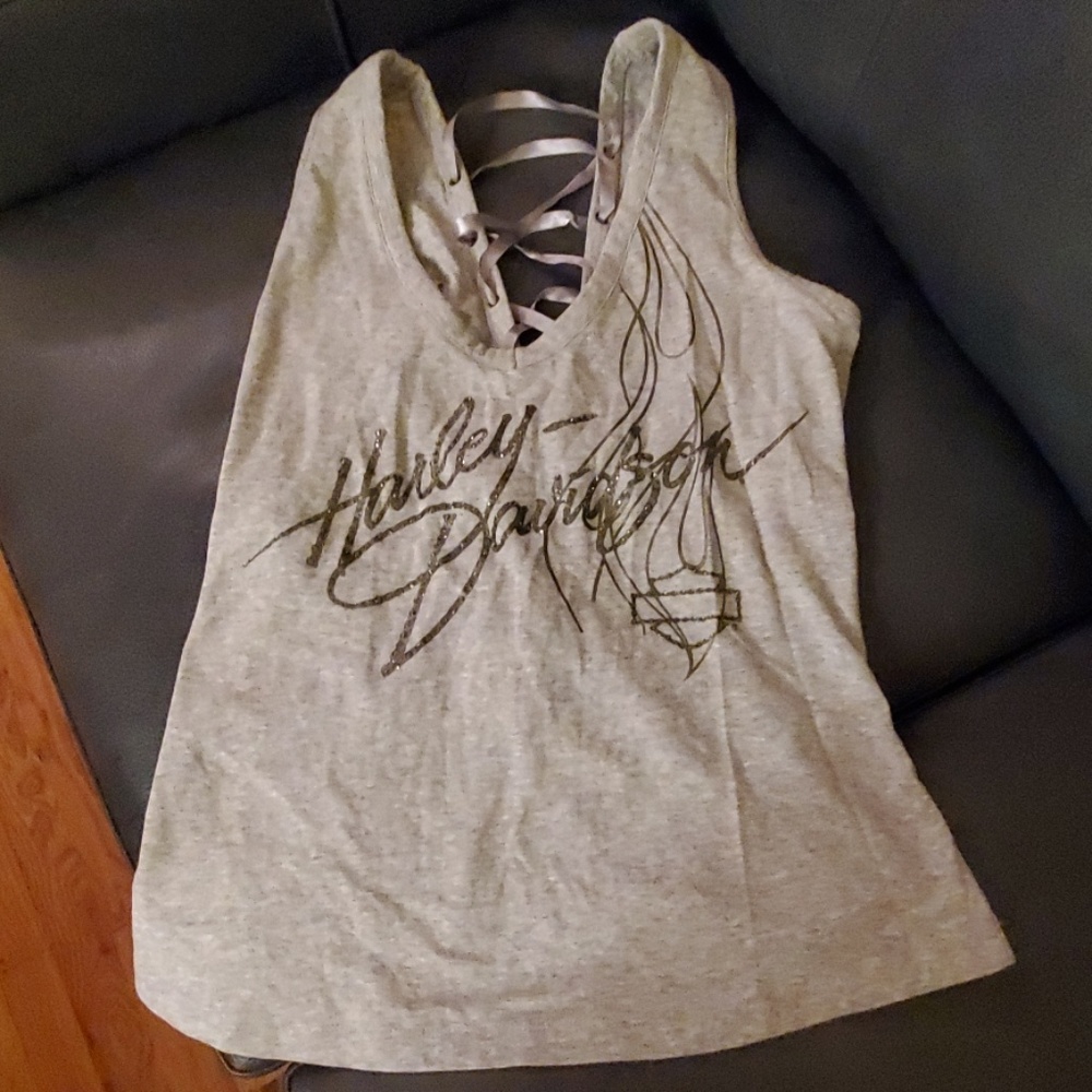 Harley Davidson's corset back tank